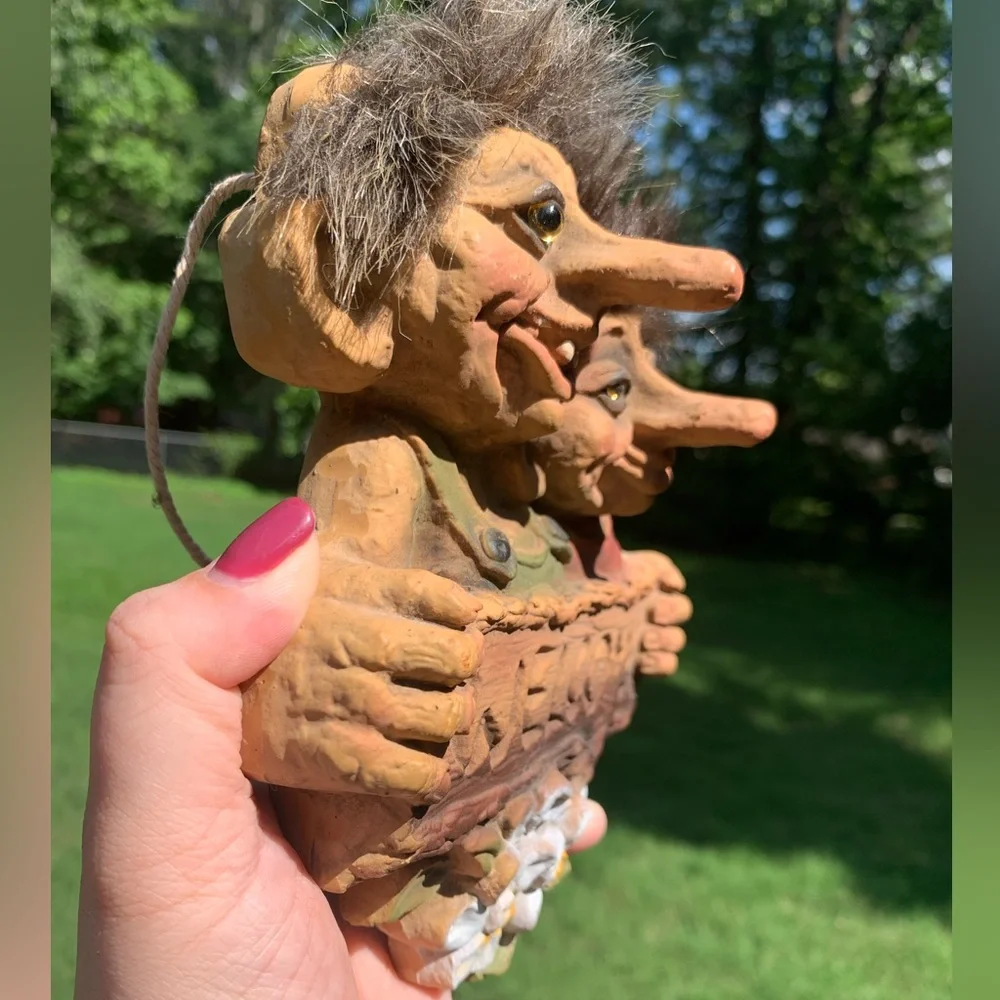 Rare Vintage Original NyFORM TROLL Welcome Door Plate - Picture 14 of 16